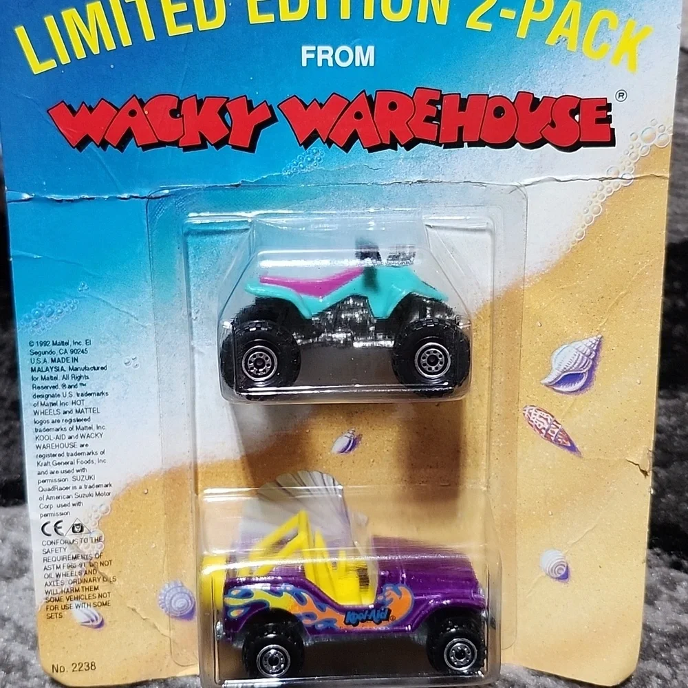 1992 LIMITED EDITION HOT WHEELS KOOL-AID MATTEL WACKY WAREHOUSE 2-PACK